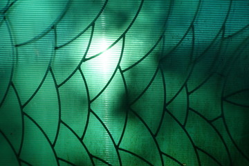 Green slate texture background.