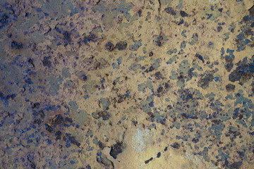 Peeling paint rusting metal rough texture