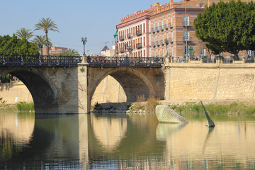 Obraz premium Puente de los Peligros y sardina, Murcia, España
