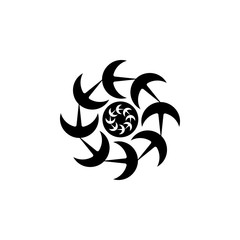 Flower icon. Simple element illustration. Flower symbol design template. Can be used for web and mobile