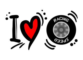 Love Racing message