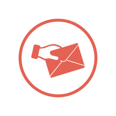 Mail icon. Vector Illustration