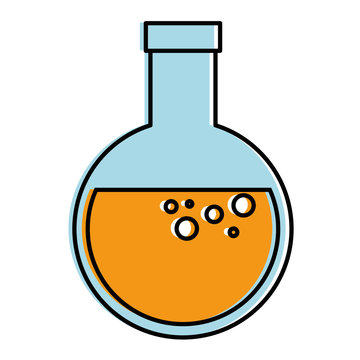 tube test flask icon vector illustration design