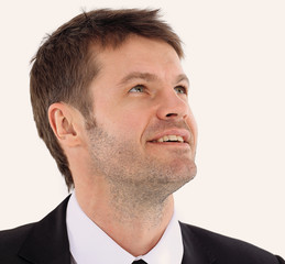 Obraz premium closeup .portrait of a handsome businessman.