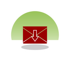 Mail icon. Vector Illustration