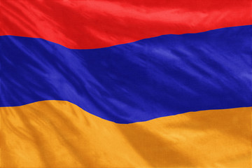 Armenia flag close-up