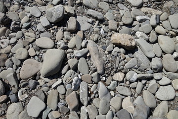 Rocky path in nature