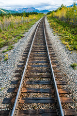 Obraz premium Train Track to Nowhere