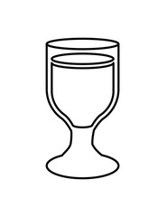 wine cup beverage icon