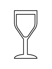wine cup beverage icon