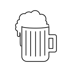 beer drink isolated icon
