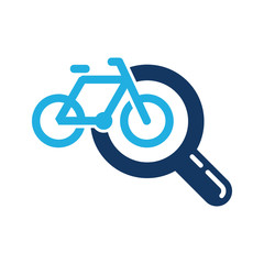 Bike Find Logo Icon Design