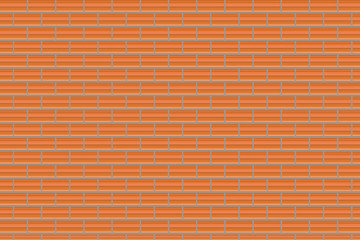 brick wall background or texture vector illustration.