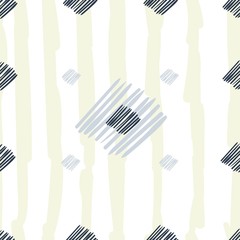 Abstract background with hand drawn textures, memphis style. Seamless pattern. Wabi sabi minimal Japanese design. Universal card, pastel colors. Retro design, fashion art with stripes