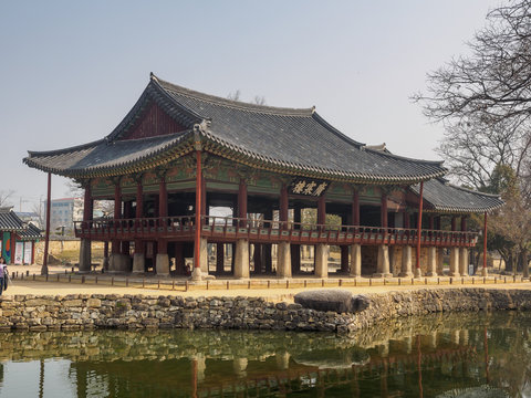 Scenery of Gwanghalluwon Garden in spring