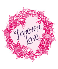 stock cute vector forever love