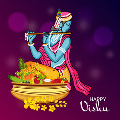 Obraz premium Happy Vishu.