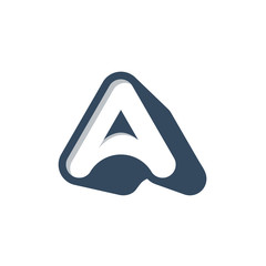 letter a logo template vector illustration