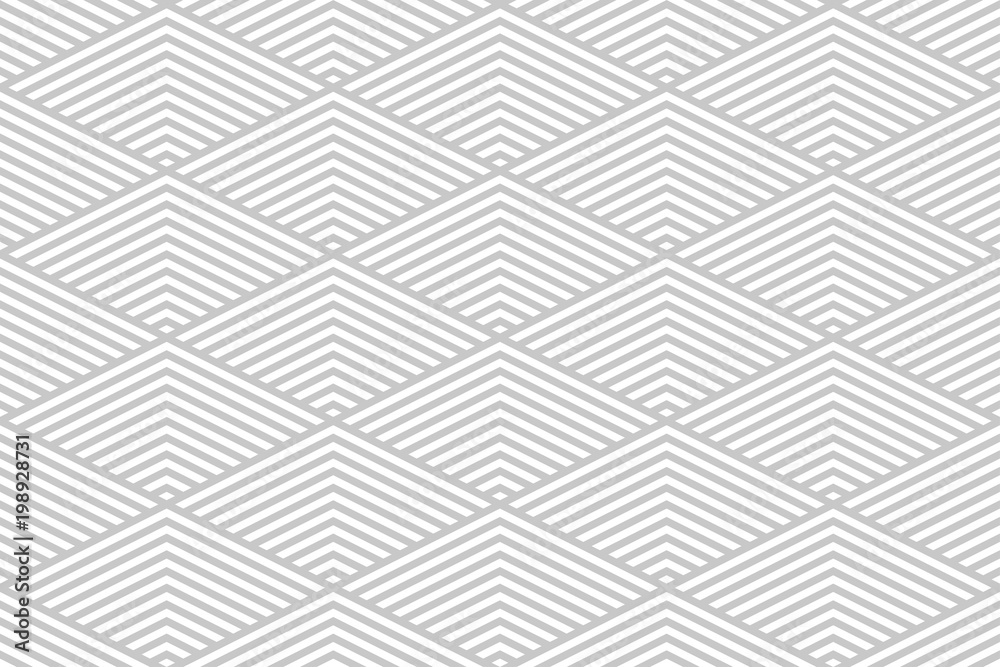 Poster pattern stripe seamless gray and white. chevron stripe abstract background vector.