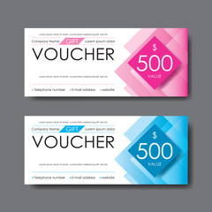 gift voucher template, vector