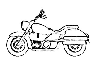 retro motorcycle classic icon