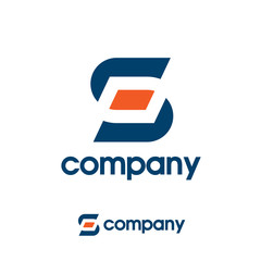 Letter S logo icon design template elements, letter SP logo vector