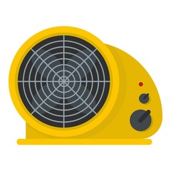 Table fan icon. Flat illustration of table fan vector icon for web