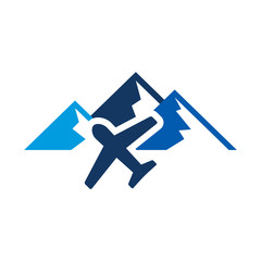 Travel Mountain Logo Icon Design