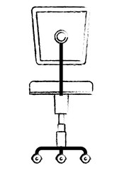 office chair isolated icon