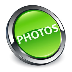 Photos 3d green round button