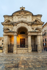 Obraz premium The Church of St Catherine,Valletta,Malta