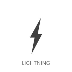 Lightning Vector Icon
