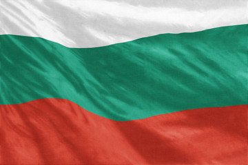 Bulgaria Flag full frame close-up