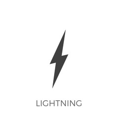 Lightning Vector Icon