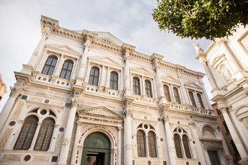 Fototapeta na wymiar Scuola Grande di San Rocco in Venice. Italy.