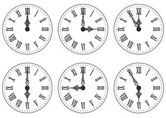 Clock with Roman numerals