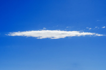 white cloud in the blue sky, background