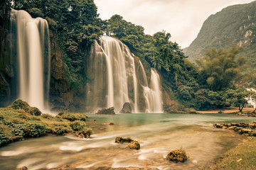 Ban Gioc Waterfall in Vietnam