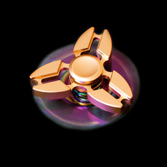 two spinners on each other