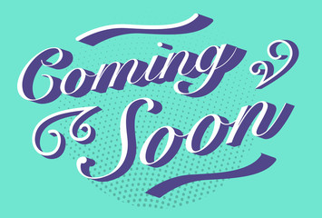 Coming soon text