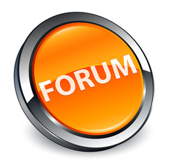 Forum 3d orange round button