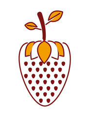 strawberry fresh fruit icon