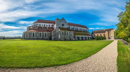Fototapeta na wymiar Pontigny Abbey in Burgundy, France