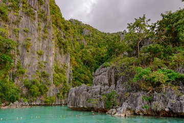 Twin Lagoon Entrance, Coron island. Palawan - Philippines