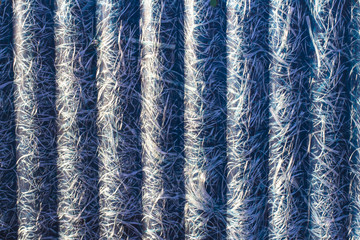 abstraction of blue textolite slate, fiberglass, blue background