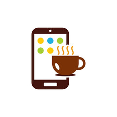 Drink Mobile Phone Logo Icon Design