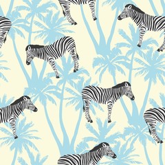 Fototapeta na wymiar Zebra pattern, illustration, animal.