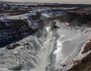 Gullfoss Wasserfall auf Island