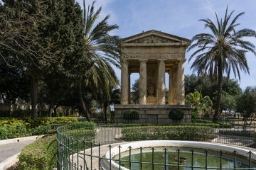 Fototapeta na wymiar Valletta - Lower Barrakka Gardens