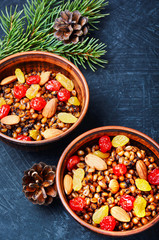 traditional christian Christmas dish, kutya